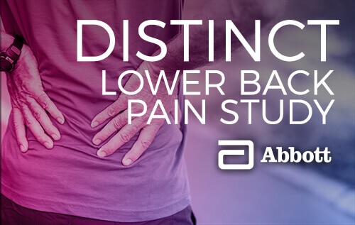 Distinct Lower Back Pain Study